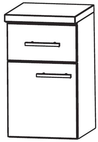 Puris Crescendo Bad-Unterschrank 30 cm breit UNA323A7M