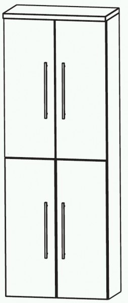 Puris Swing Bad-Hochschrank 60 cm breit HNA036A7