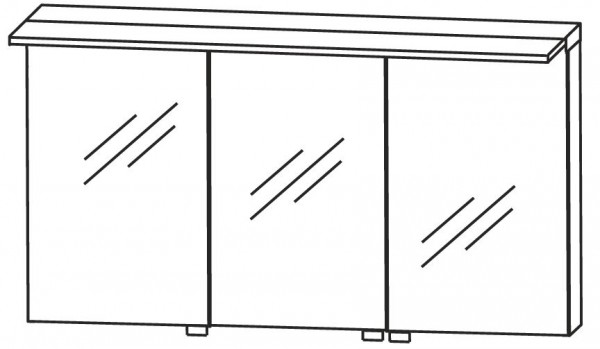 Puris Star Line Spiegelschrank 140 cm breit S2A431478