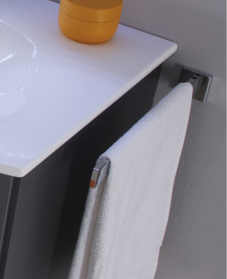 Fapully Badezimmer-Set 4-tlg. – Handtuchstange, Ring, Haken & Papierhalter In Matt-Schwarz