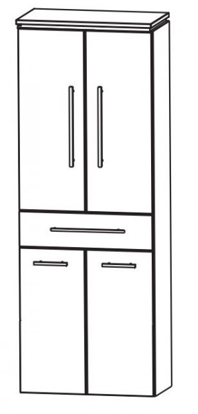 Puris Cool Line Bad-Hochschrank 60 cm breit HNA056A5W