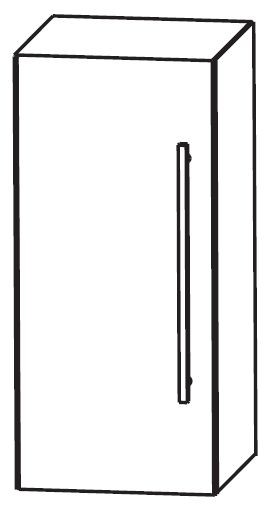 Puris Linea Bad-Oberschrank 40 cm breit OGA4140