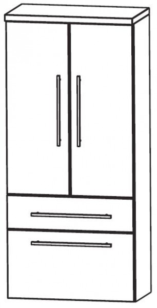 Puris Star Line Bad-Mittelschrank 60 cm breit MNA886A7M