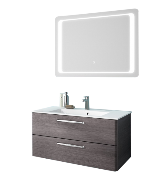 Pelipal TrenTino Badmöbel Set 107 cm breit - Spiegel wählbar