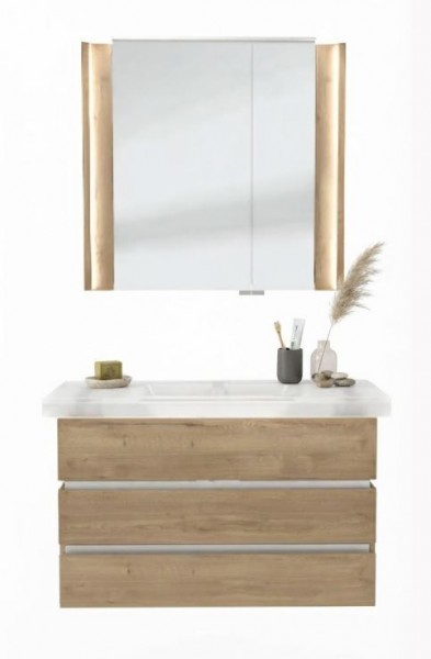 Thielemeyer Fresh Massivholz Badmöbelset 800589/801589 - 102 cm