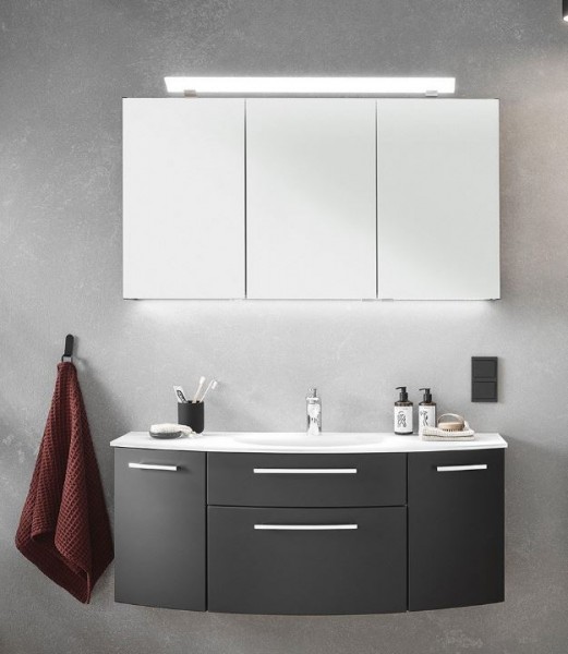 Puris Classic Line Badmöbel-Set 140 cm breit kombinierbar - mit Einzelwaschtisch