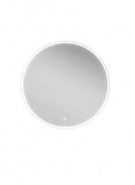 Puris Vialli Badspiegel 80 cm rund - mit Beleuchtung &amp; Spiegelheizung