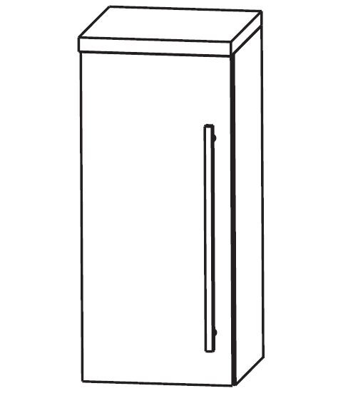 Puris Swing Bad-Oberschrank 40 cm breit OGA414A7 L/R