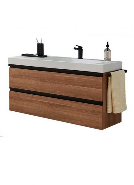 Puris c!puro Waschtisch mit Unterschrank 122 cm - Ablage links oder rechts