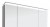 AW100 - LED-Aufbauleuchte für Spiegelschrank, mit LED-Mini-Stecker, 13,7W, 6000 Kelvin - ohne Schalter EEK A-A++, 100x2,4x20 cm