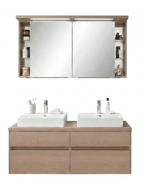 Puris Unique Badmöbel Set - Doppelwaschplatz / 142 cm