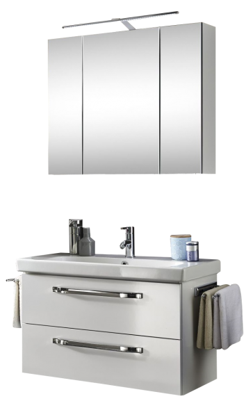 Marlin Bad 3060 Badmöbel Set 85 cm breit – Set 2.2