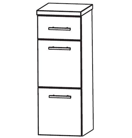 Puris Classic Line Bad-Highboard 30 cm breit HBA563A7M